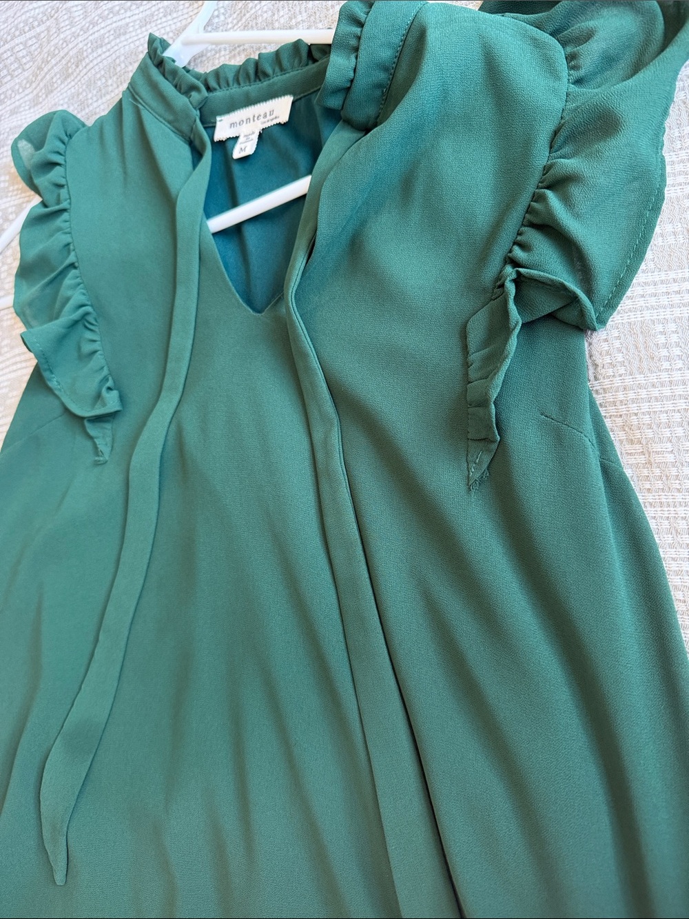 Monteau green blouse - Picture 6 of 6